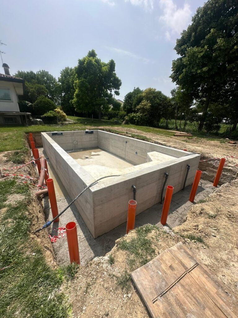 scavi per piscine Padova